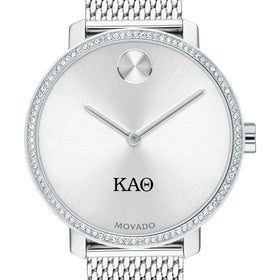 Kappa Alpha Theta Women&#39;s Movado Bold with Crystal Bezel &amp; Mesh Bracelet Shot #1