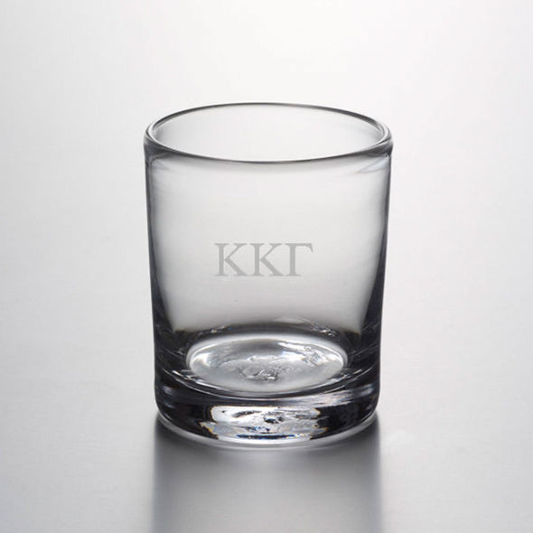 Kappa Kappa Gamma Double Old Fashioned Glass by Simon Pearce Shot #1