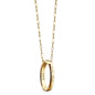 Kappa Kappa Gamma Monica Rich Kosann "Carpe Diem" Poesy Ring Necklace in Gold Shot #1