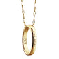 Kappa Kappa Gamma Monica Rich Kosann "Carpe Diem" Poesy Ring Necklace in Gold Shot #2