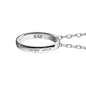 Kappa Kappa Gamma Monica Rich Kosann "Carpe Diem" Poesy Ring Necklace in Silver Shot #3