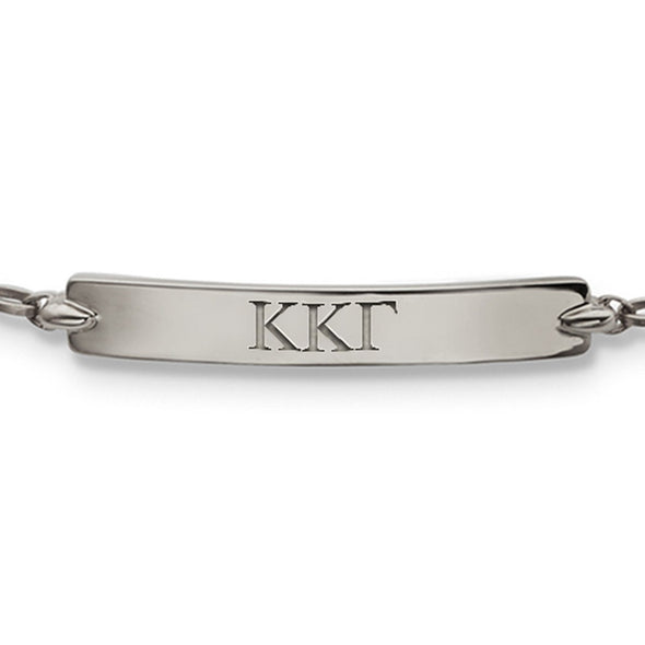 Kappa Kappa Gamma Monica Rich Kosann Petite Poesy Bracelet in Silver Shot #2