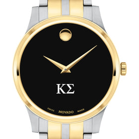 Kappa Sigma Men&#39;s Movado Collection Two-Tone Watch with Black Dial Shot #1