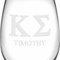 Kappa Sigma Stemless Wine Glasses Made in the USA - Set of 2 Shot #3