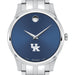 Kentucky Men's Movado Collection Stainless Steel Watch with Blue Dial