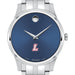 Lafayette Men's Movado Collection Stainless Steel Watch with Blue Dial