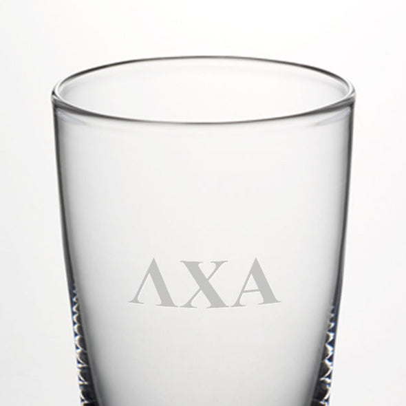 Lambda Chi Alpha Ascutney Pint Glass by Simon Pearce Shot #2