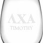 Lambda Chi Alpha Stemless Wine Glasses Made in the USA - Set of 2 Shot #3