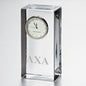 Lambda Chi Alpha Tall Glass Desk Clock by Simon Pearce Shot #1