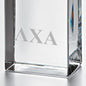 Lambda Chi Alpha Tall Glass Desk Clock by Simon Pearce Shot #2