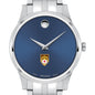 Lehigh Men's Movado Collection Stainless Steel Watch with Blue Dial Shot #1