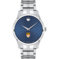 Lehigh Men's Movado Collection Stainless Steel Watch with Blue Dial Shot #2