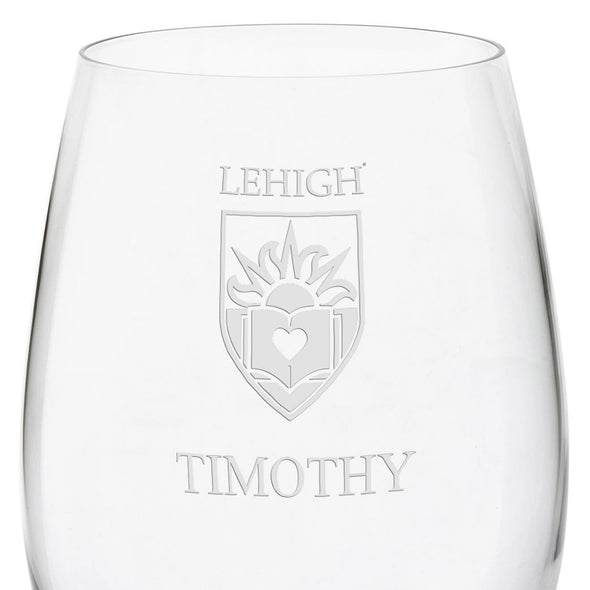 Lehigh Red Wine Glasses Shot #3