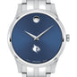 Louisville Men's Movado Collection Stainless Steel Watch with Blue Dial Shot #1