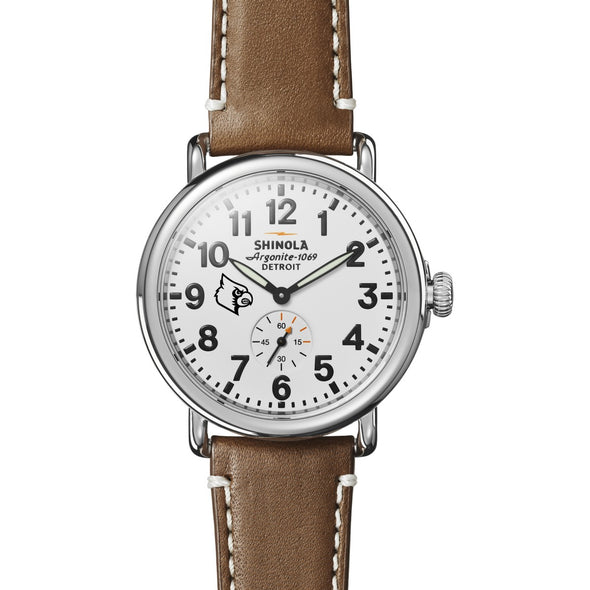 Louisville Shinola Watch, The Runwell 41 mm White Dial Shot #2