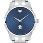 Loyola Men's Movado Collection Stainless Steel Watch with Blue Dial Shot #1