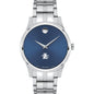 Loyola Men's Movado Collection Stainless Steel Watch with Blue Dial Shot #2