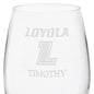 Loyola Red Wine Glasses Shot #3