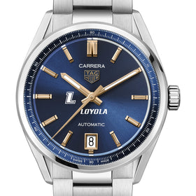 Loyola Women&#39;s TAG Heuer Steel Carrera with Blue Dial Shot #1