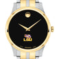 LSU Men's Movado Collection Two-Tone Watch with Black Dial Shot #1