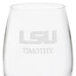 LSU Red Wine Glasses Shot #3