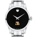 LSU Women's Movado Stainless Steel Watch with Black Dial