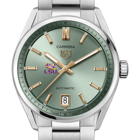 LSU Women's TAG Heuer Steel Carrera with Green Dial Shot #1