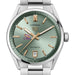 LSU Women's TAG Heuer Steel Carrera with Green Dial