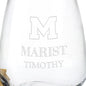 Marist Stemless Wine Glasses Shot #3