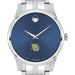 Marquette Men's Movado Collection Stainless Steel Watch with Blue Dial