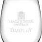 Marquette Stemless Wine Glasses Made in the USA Shot #3