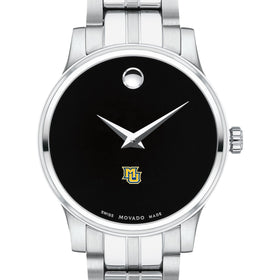 Marquette Women&#39;s Movado Stainless Steel Watch with Black Dial Shot #1