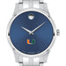 Miami Men's Movado Collection Stainless Steel Watch with Blue Dial