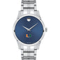 Miami Men's Movado Collection Stainless Steel Watch with Blue Dial Shot #2