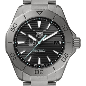 Miami Men&#39;s TAG Heuer Titanium Solargraph Aquaracer with Black Dial Shot #1