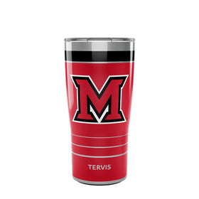 Miami University 20 oz. Stainless Steel Tervis Tumblers with Slider Lids - Set of 2 Shot #1