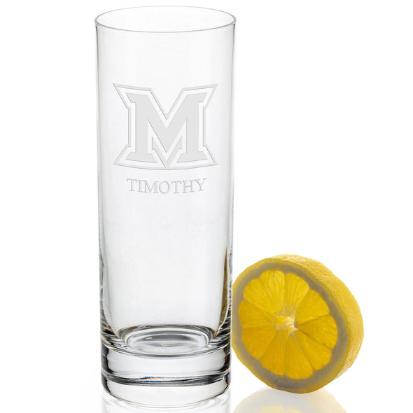 Miami University Iced Beverage Glass Shot #2