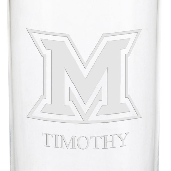 Miami University Iced Beverage Glass Shot #3