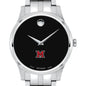 Miami University Men's Movado Collection Stainless Steel Watch with Black Dial Shot #1