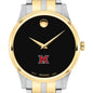 Miami University Men's Movado Collection Two-Tone Watch with Black Dial Shot #1