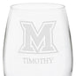 Miami University Red Wine Glasses Shot #3