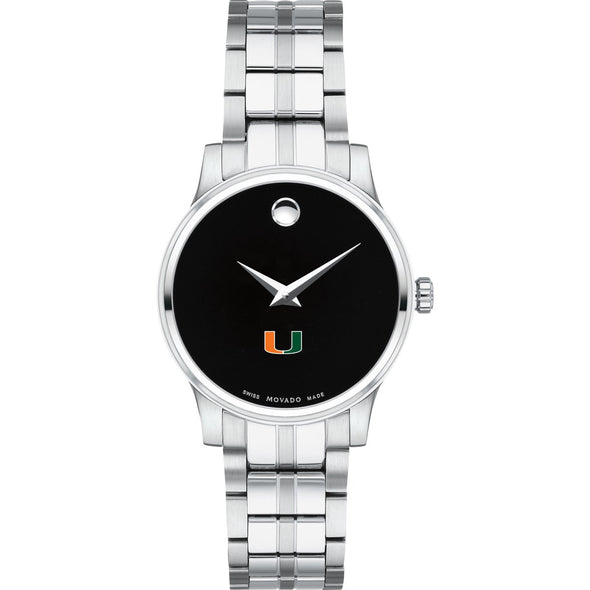 Miami Women&#39;s Movado Stainless Steel Watch with Black Dial Shot #2