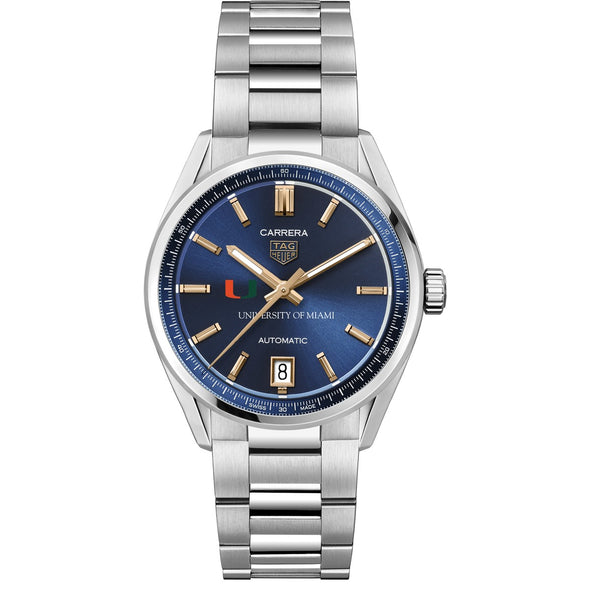 Miami Women&#39;s TAG Heuer Steel Carrera with Blue Dial Shot #2