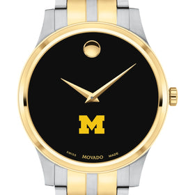 Michigan Men&#39;s Movado Collection Two-Tone Watch with Black Dial Shot #1