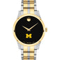 Michigan Men's Movado Collection Two-Tone Watch with Black Dial Shot #2