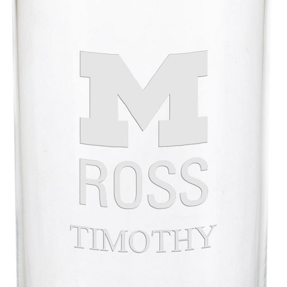 Michigan Ross Iced Beverage Glass Shot #3