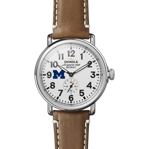 Michigan Shinola Watch, The Runwell 41 mm White Dial Shot #2