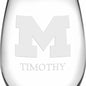 Michigan Stemless Wine Glasses Made in the USA Shot #3