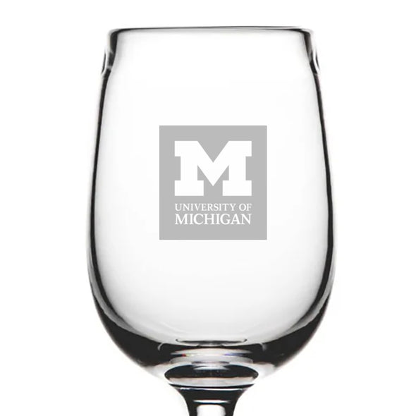 Michigan White Wine Glass by Simon Pearce Shot #2