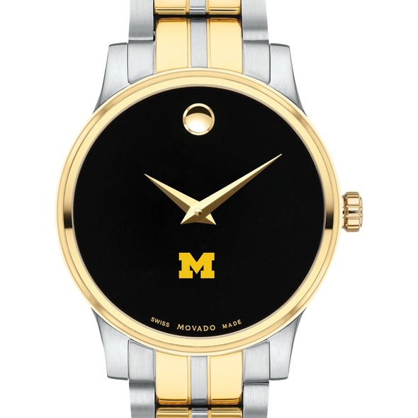 Michigan Women&#39;s Movado Collection Two-Tone Watch with Black Dial Shot #1